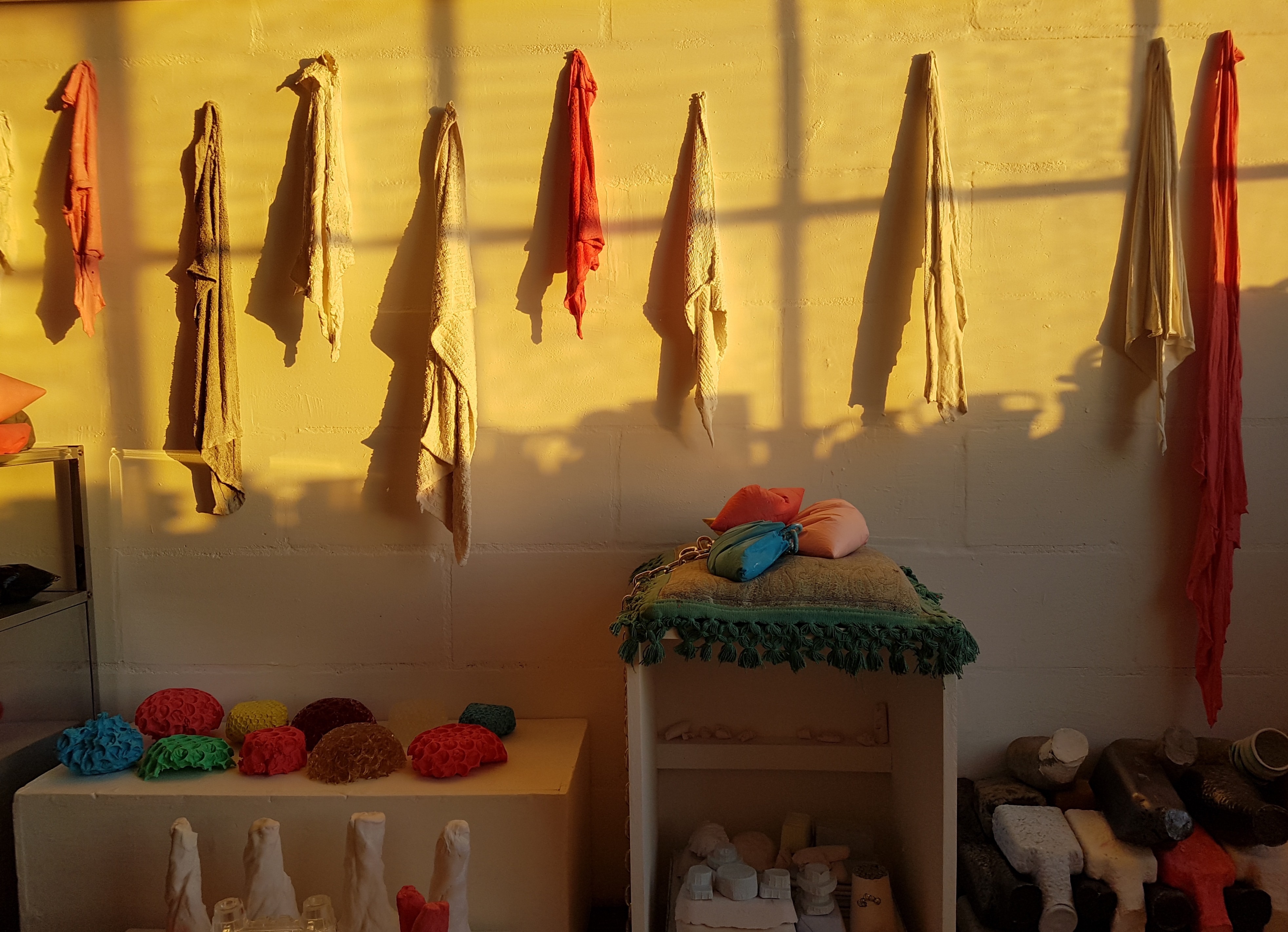 Studio Wall, sunlight and shadows